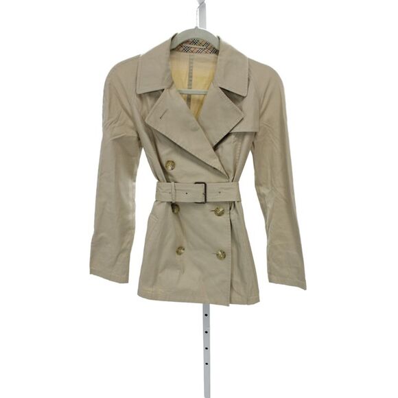Burberry London Blue Label Jackets & Blazers - Burberry London Blue Label Girls Double Breasted Trench Coat Beige Size 38